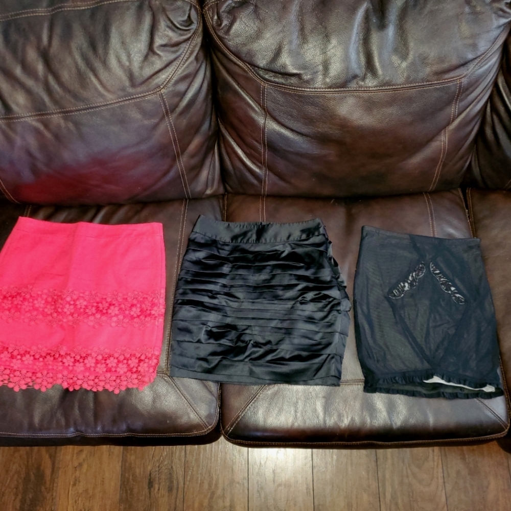 Size 2 skirts BUNDLE (Jcrew, Express, and Topshop)